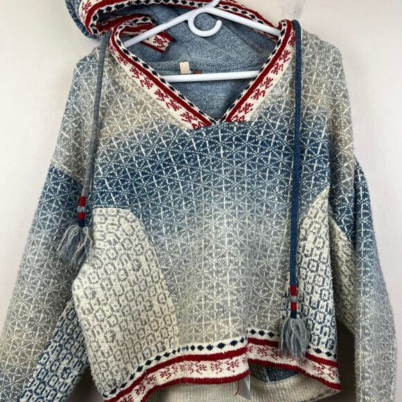 Anthropologie PILCRO Hooded Pullover Sweater Size S - Picture 5 of 8
